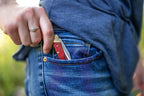 Uncle Henry Brown Bear Folding Knife 2.2" Clip Point