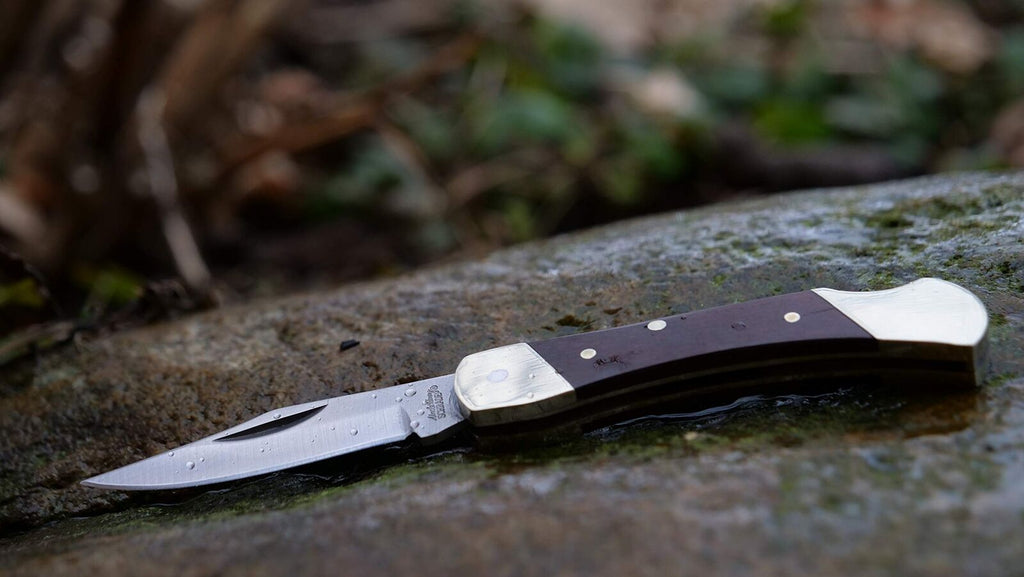 Uncle Henry Brown Bear Folding Knife 2.2" Clip Point