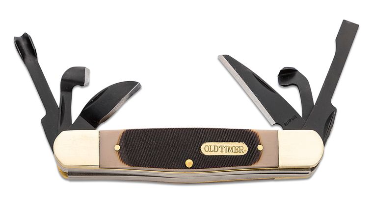 Old Timer Woodworking 6 Blade Folding Knife 1.48" Multi Blade