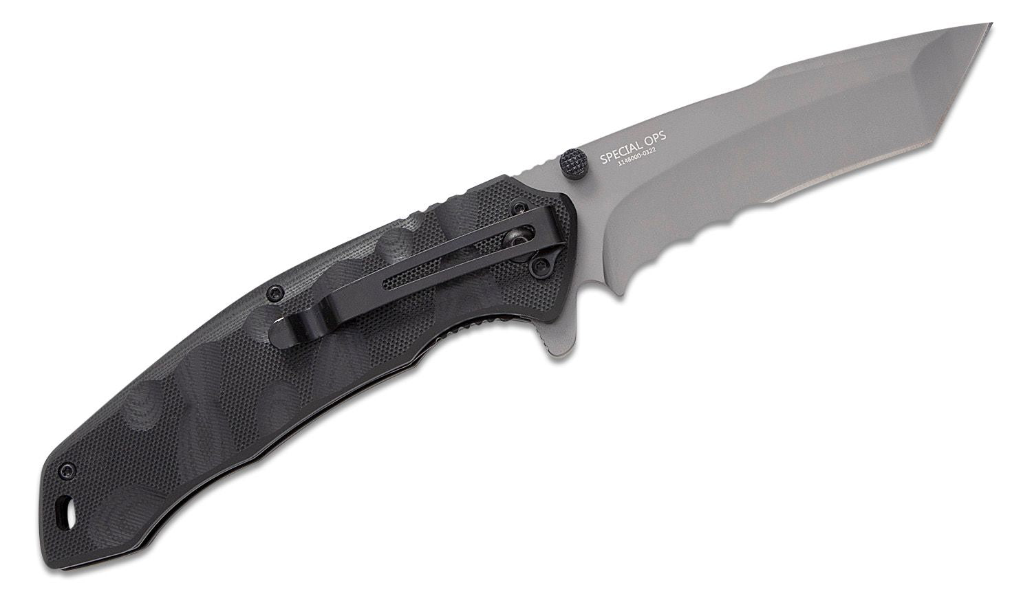 Smith & Wesson M&P Special Ops Assisted Opening Folding Knife 4" Combo Tanto Point