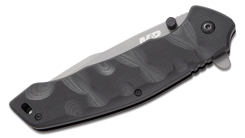 Smith & Wesson M&P Special Ops Assisted Opening Folding Knife 4" Combo Tanto Point