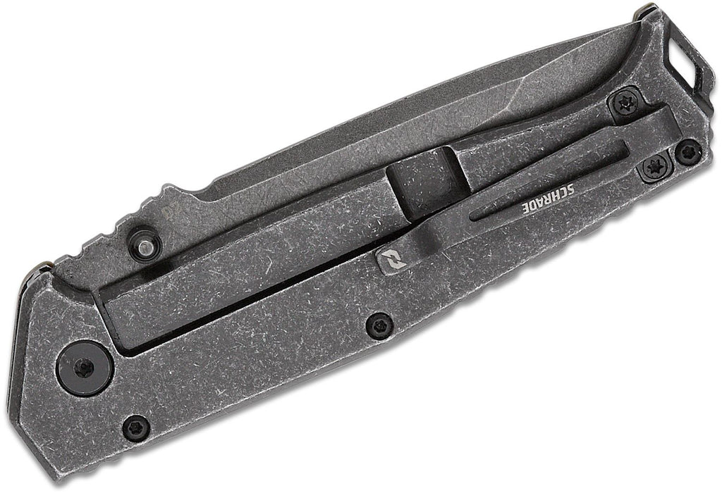 Schrade Melee Assisted Opening Folding Knife 3.5" Tanto Point