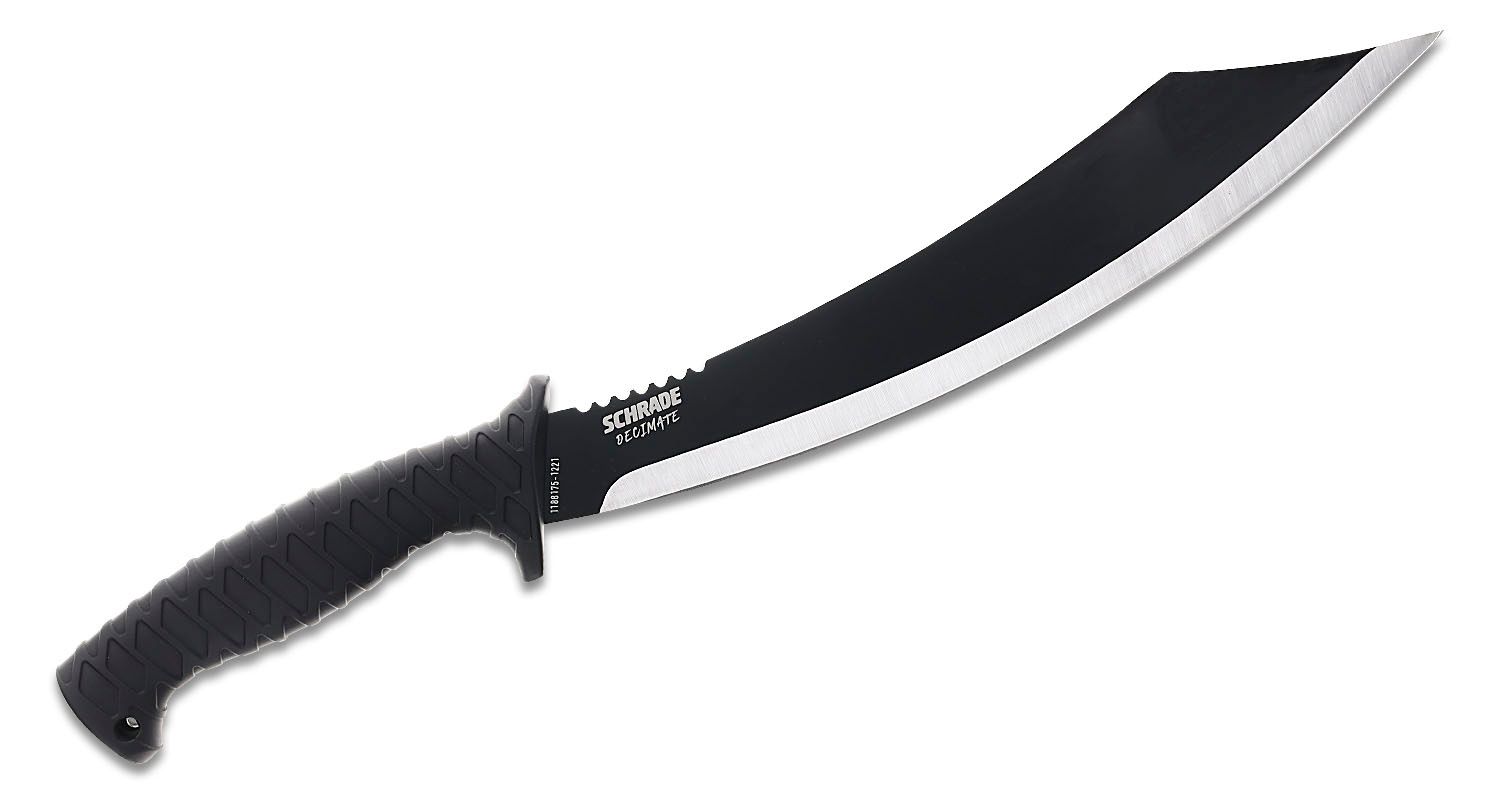 Schrade Decimate Parang Fixed Blade Knife 11.75" Parang Plain Edge