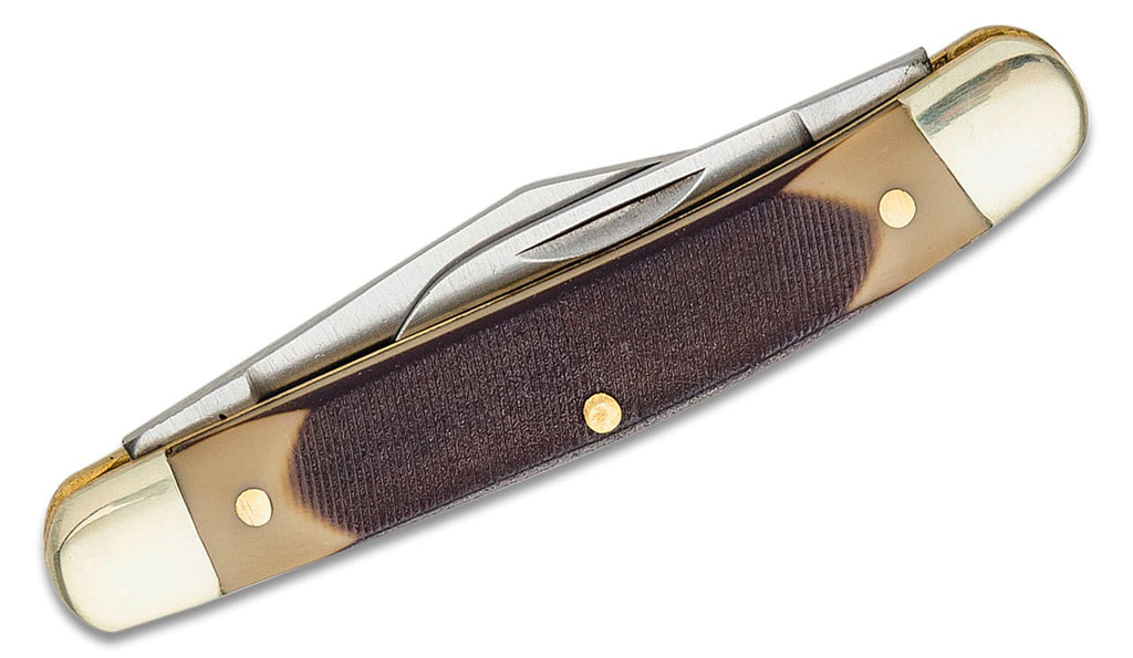 Old Timer Minuteman 2 Blade Folding Knife 1.9" Clip Point