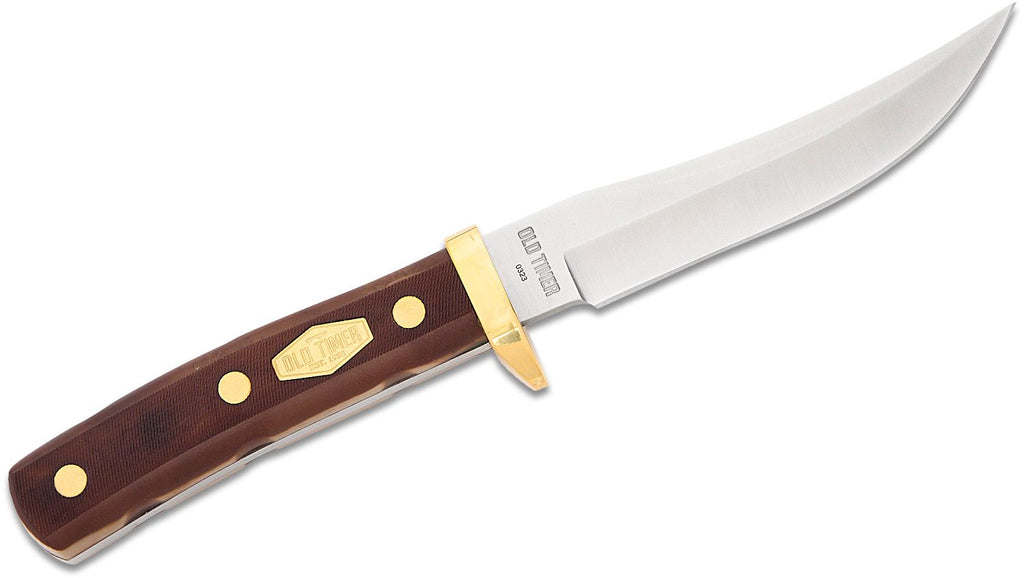 Old Timer Mountain Lion  Fixed Blade 5" Clip Point ‎Compound Bevel