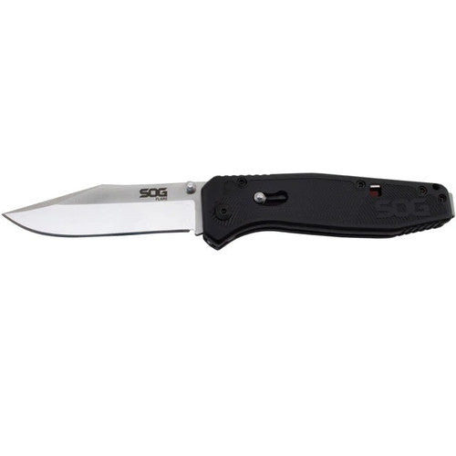 SOG Flare S.A.T. Assisted Opening Folding Knife 3.5" Clip Point