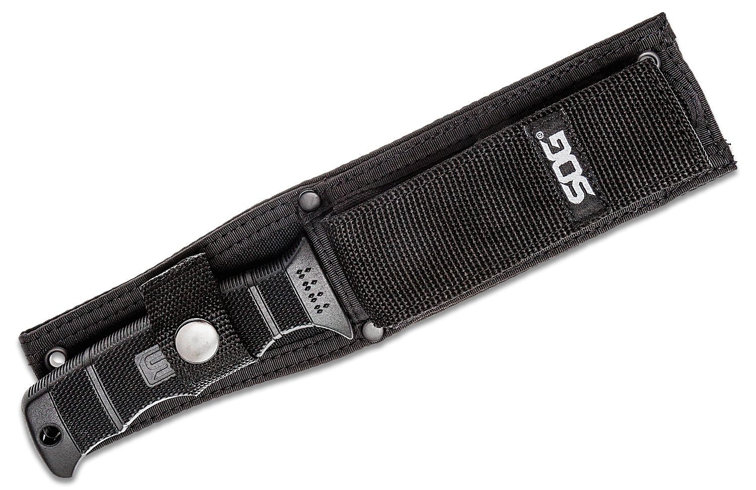SOG SEAL Pup Fixed Blade 4.75" Clip Point Partially Serrated