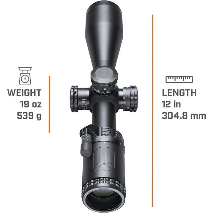 Bushnell AR Rifle Scope 4.5-18x40mm Wind Hold Reticle Black