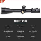 Athlon Optics Argos BTR Gen 2 Rifle Scope First Focal Plane 8-34x56mm Illuminated APLR2 MOA Reticle Black