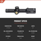 Athlon Optics Argos BTR Gen 2 Rifle Scope 10-40x56mm Illuminated ATSR5 BDC Reticle Black