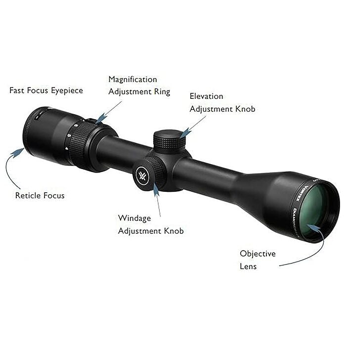 Vortex Optics Diamondback Rifle Scope 1.75-5x32mm Dead-Hold BDC Reticle Black