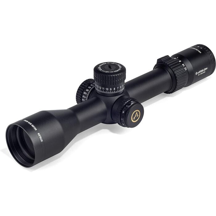 Athlon Optics Helos BTR Gen 2 Rifle Scope First Focal Plane 2-12x42mm Illuminated AHMR2 MIL Reticle Black