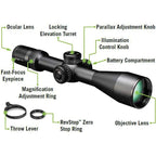Vortex Optics Strike Eagle Rifle Scope First Focal Plane 3-18x44mm Illuminated EBR-7 MOA Reticle Black