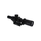 TRUGLO Tru-Brite Rifle Scope 6x20mm Illuminated Power Ring Duplex Mil-Dot Reticle Matte Black