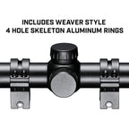 Tasco World Class Rifle Scope 3-9x50mm 30/30 Reticle Black