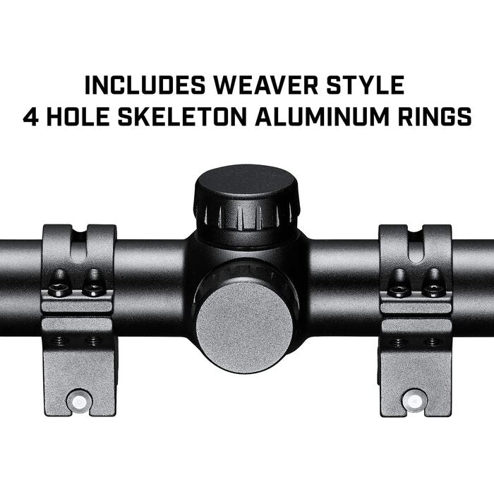 Tasco World Class Rifle Scope 4-12x40mm 30/30 Reticle Black