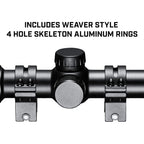 Tasco World Class Rifle Scope 3-9x50mm 30/30 Reticle Black
