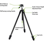 Vortex Optics Ridgeview Carbon Tripod Kit
