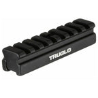 TRUGLO 1-Piece Scope Base Weaver Style Matte Black