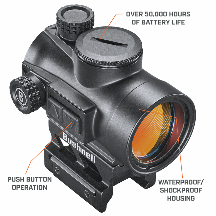 Bushnell AR Optics Red Dot Sight 1x32mm 3 MOA Dot Reticle