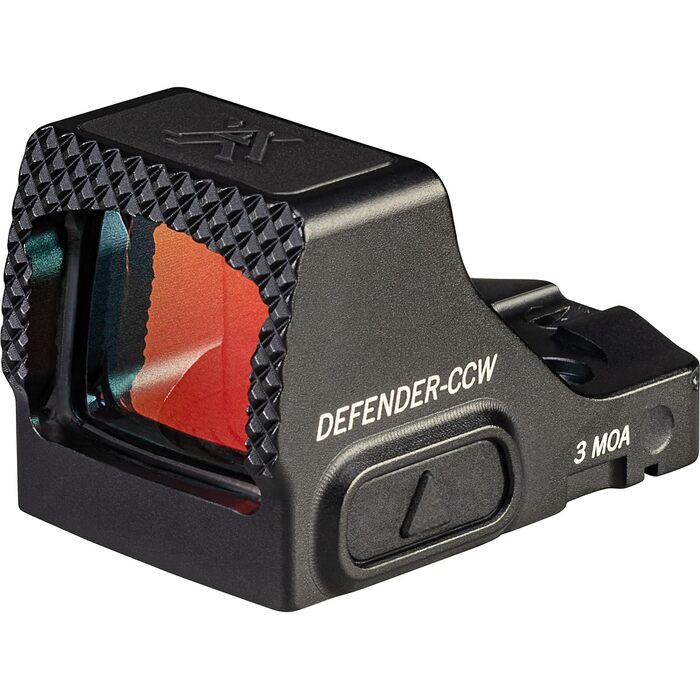 Vortex Optics Defender-CCW Micro Red Dot Sight 1x 3 MOA Dot Reticle
