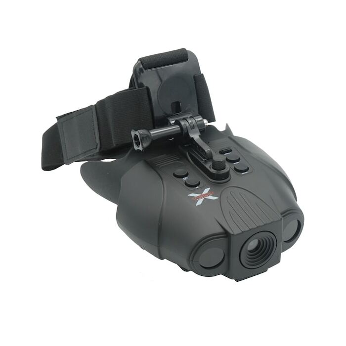 X-Vision Optics Hands Free Deluxe Digital 2.0 Day/Night Binocular 1-3x20mm Gray