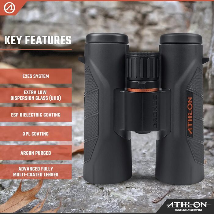 Athlon Optics Cronus G2 UHD Binoculars 10x42mm Black