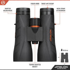 Athlon Optics Midas G2 UHD Binoculars 10x50mm Black