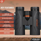 Athlon Optics Midas G2 UHD Binoculars 10x42mm Black