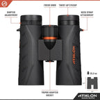 Athlon Optics Midas G2 UHD Binoculars 10x42mm Black
