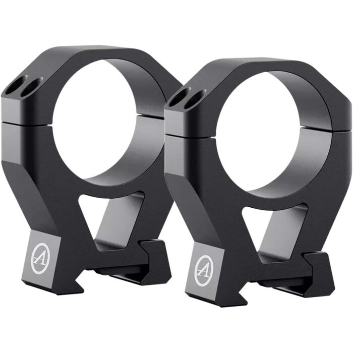 Athlon Optics Armor Picatinny Scope Rings Anodized Black 1" Low