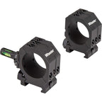 Wheeler Picatinny Scope Rings Matte Black 34mm Medium