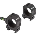 Wheeler Picatinny Scope Rings Matte Black 34mm Low