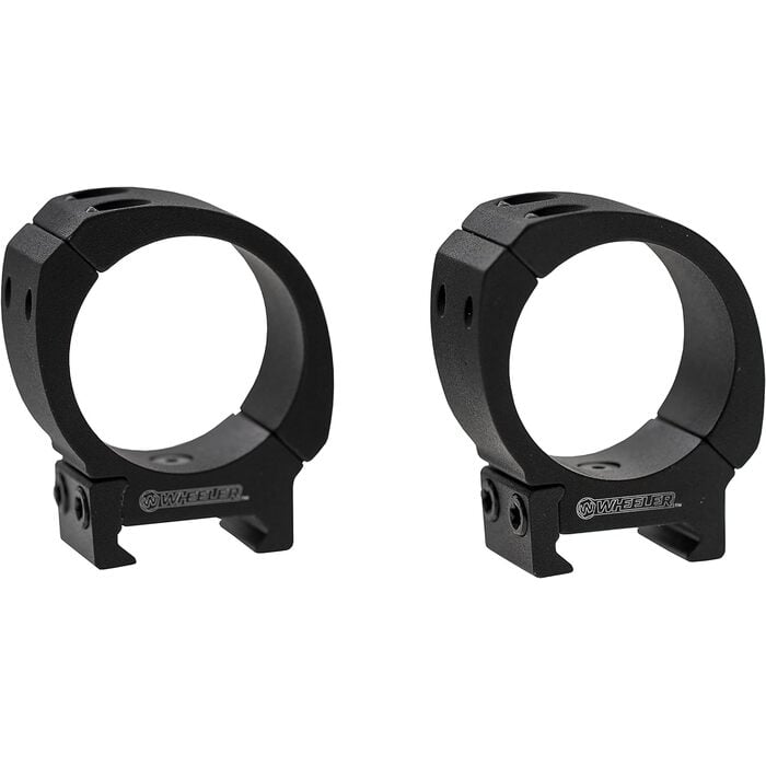 Wheeler Delta Series Sporter Weaver Style Scope Rings Black 34mm High