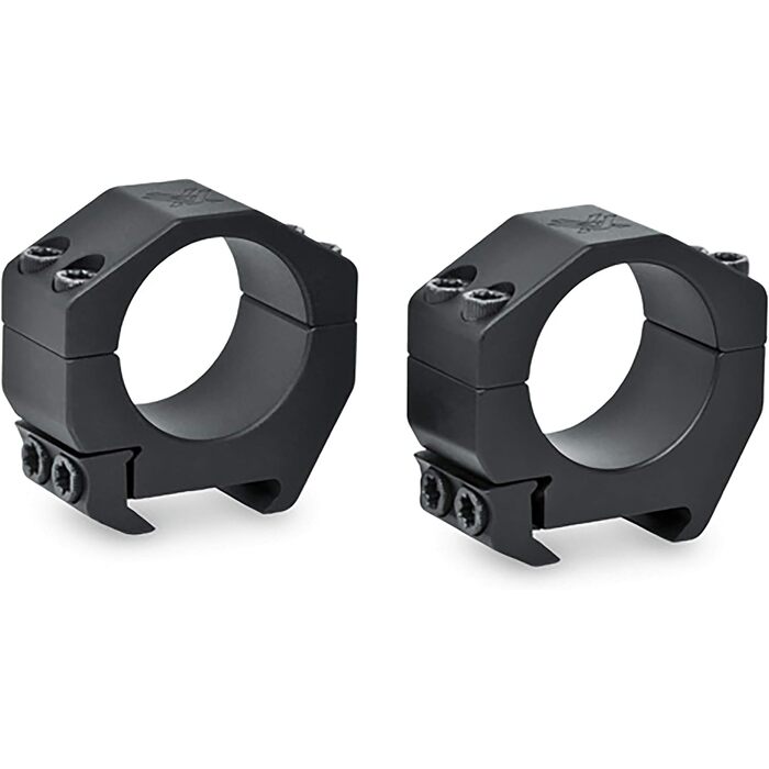 Vortex Optics Precision Match Weaver Style Scope Rings Black 1" Low