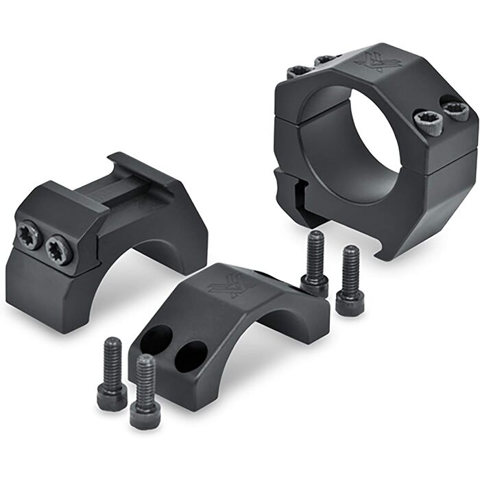 Vortex Optics Precision Match Picatinny Scope Rings Black 30mm Low