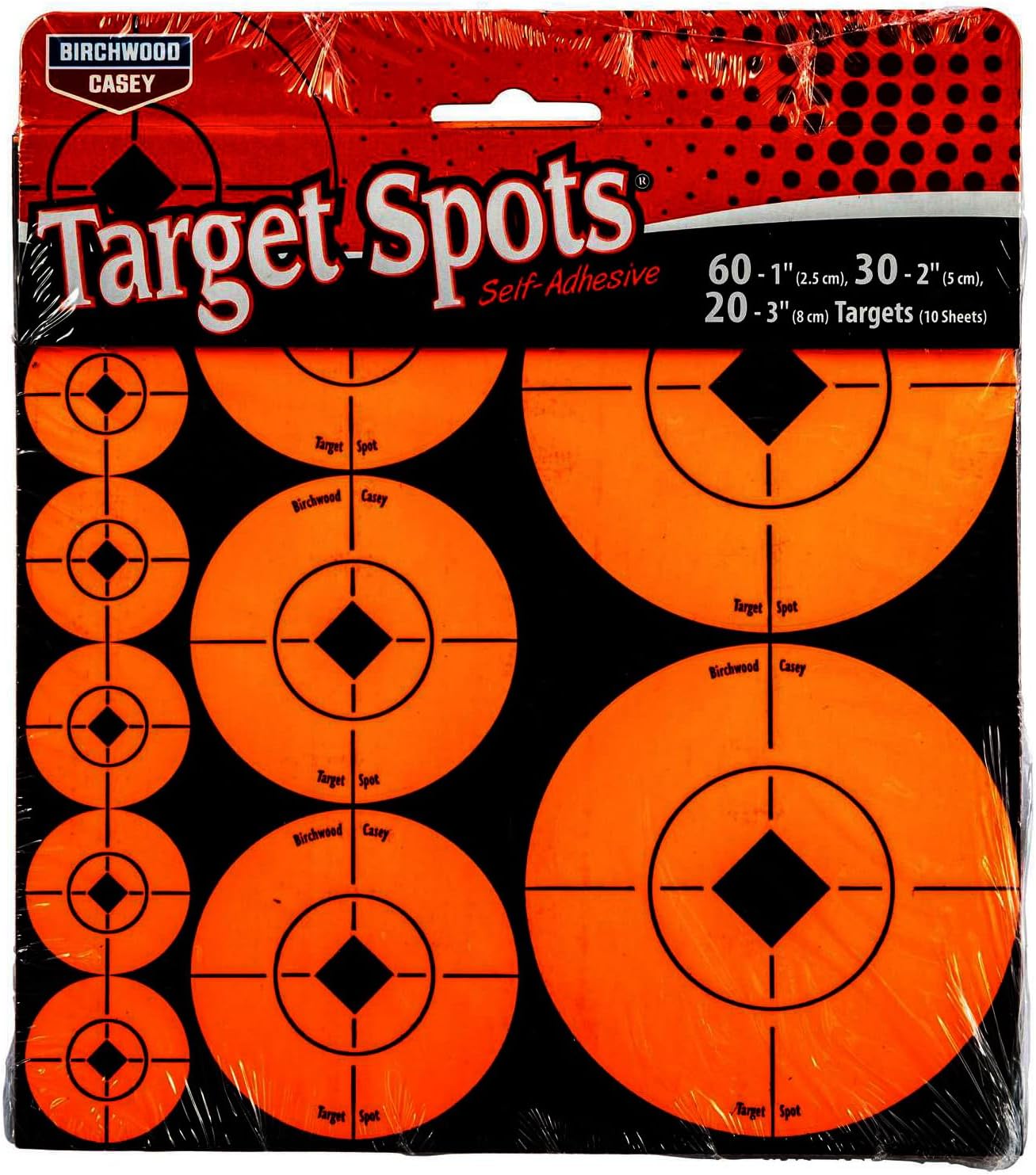 Birchwood Casey Target Spots Target Assorted Sizes Pack of 110