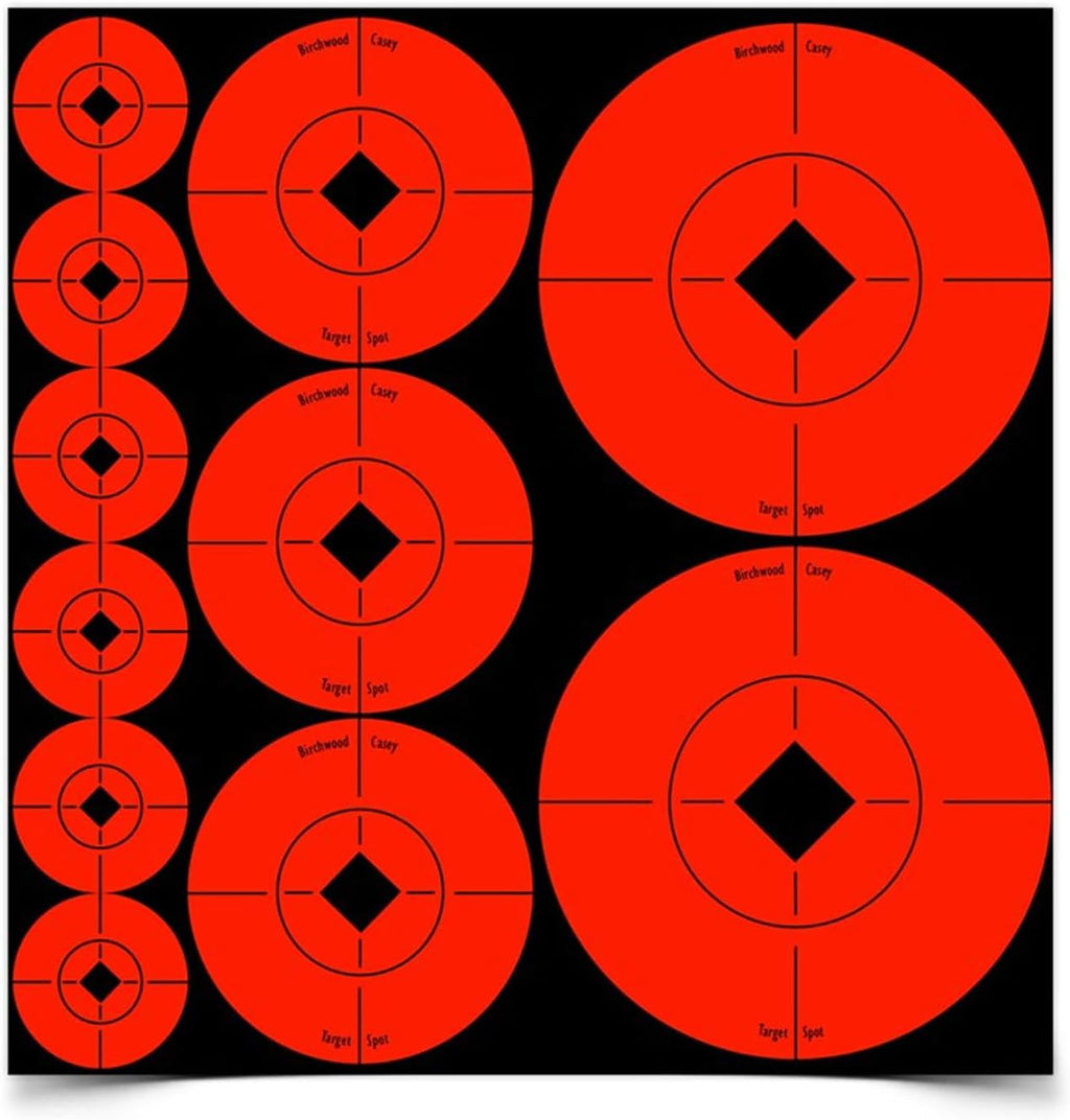 Birchwood Casey Target Spots Target Assorted Sizes Pack of 110