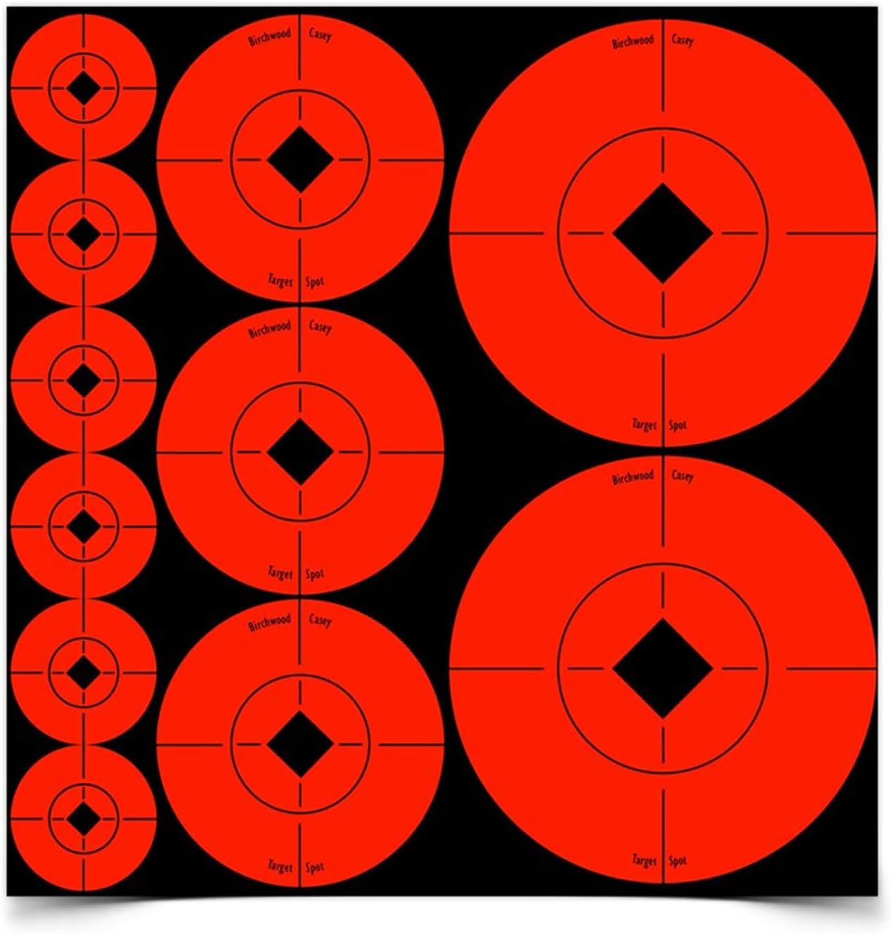 Birchwood Casey Target Spots Target Assorted Sizes Pack of 110