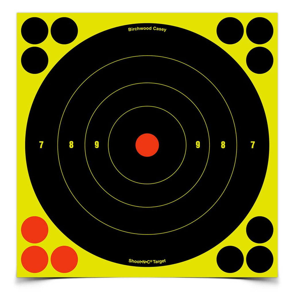 Birchwood Casey Shoot-N-C Bullseye Target 8" Pack of 6