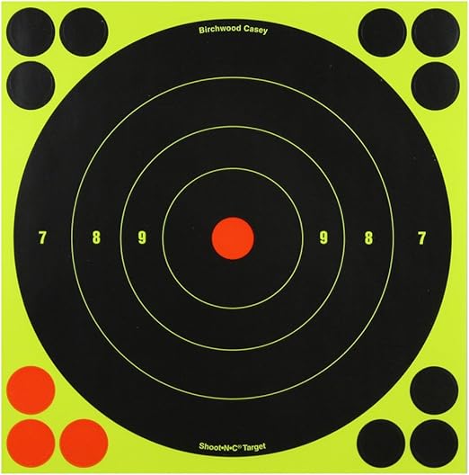 Birchwood Casey Shoot-N-C Bullseye Target 8" Pack of 6