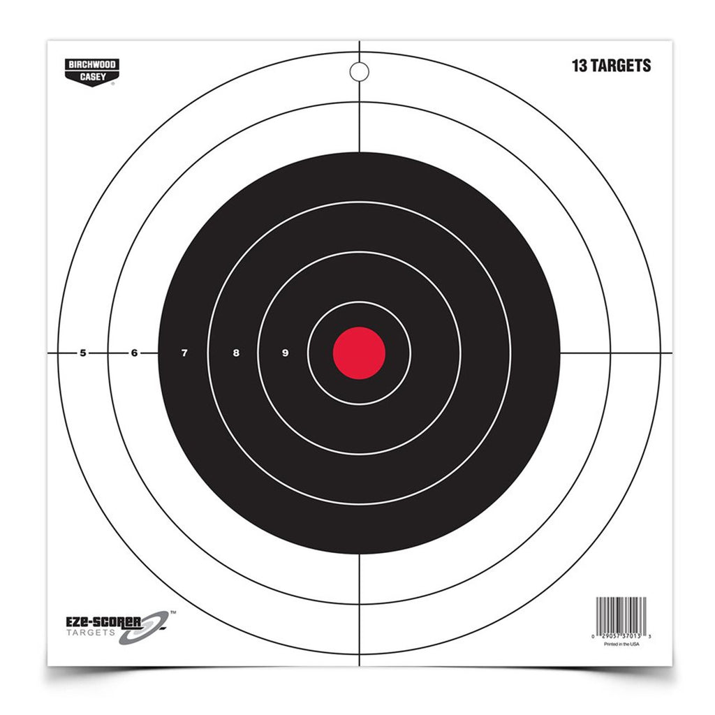 Birchwood Casey EZE-Scorer Bullseye Target 12" Pack of 13