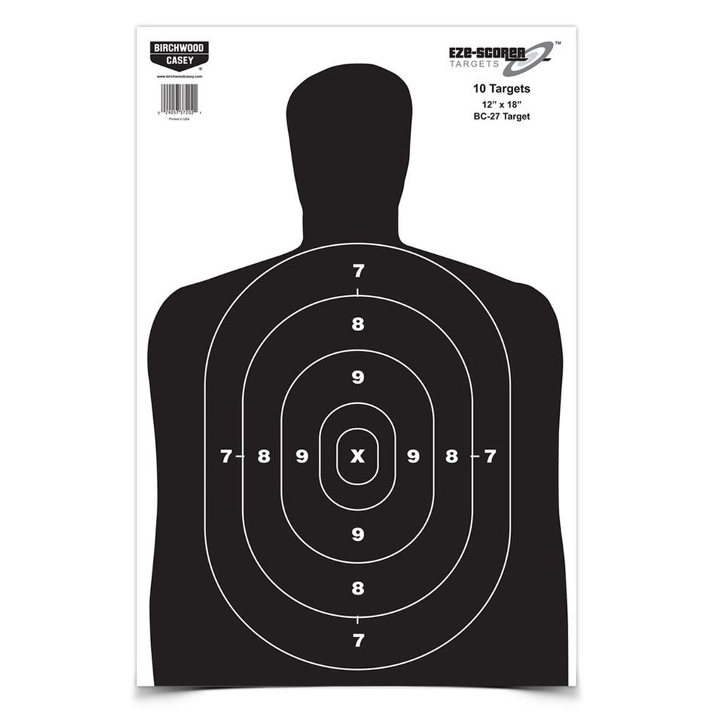 Birchwood Casey EZE-Scorer BC27 Target 12" x 18" Pack of 10