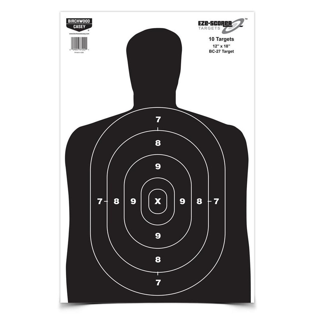 Birchwood Casey EZE-Scorer BC27 Target 12" x 18" Pack of 10