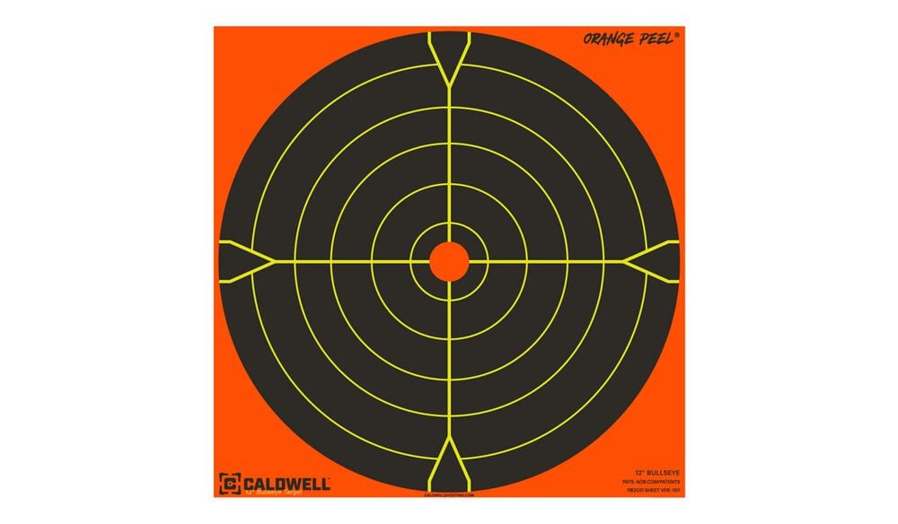 ‎Caldwell Orange Peel Bullseye Target 5.5" Pack of 10