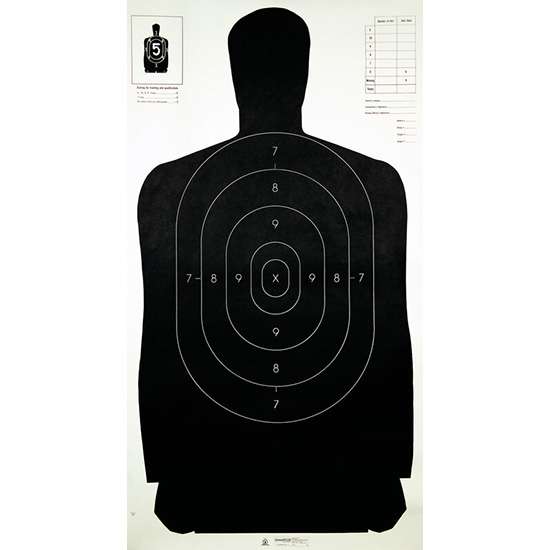 Champion B27 Police Silhouette Target 24" x 45" Pack of 100