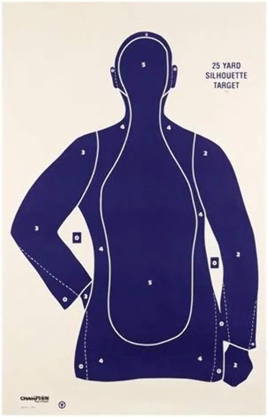 Champion B21E Police Silhouette Target 22.5" x 35" Pack of 100
