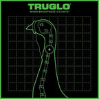 TRUGLO Tru-See Turkey Target 12" x 12" Pack of 6
