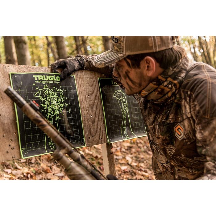 TRUGLO Tru-See Turkey Target 12" x 12" Pack of 6