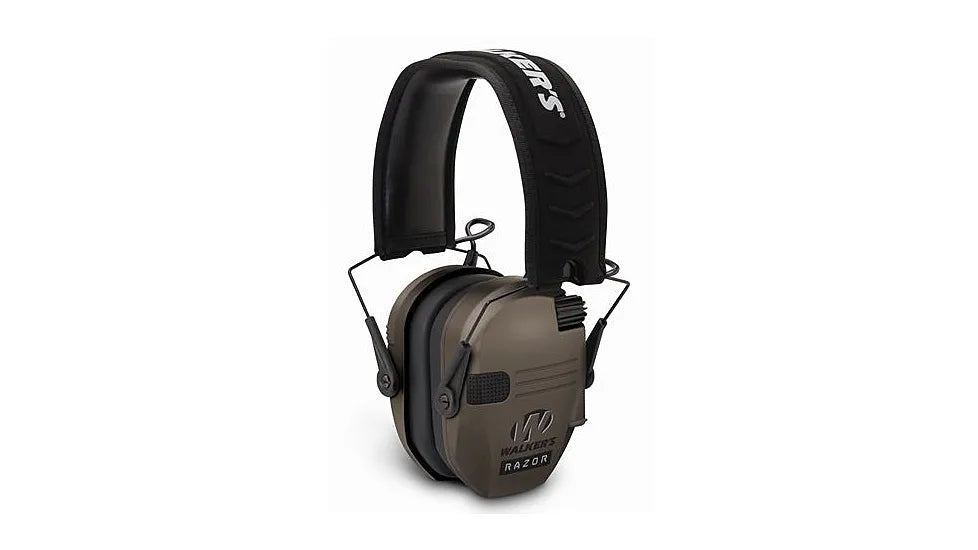 Walker's Razor Slim Low Profile Electronic Earmuffs (NRR 23dB) FDE